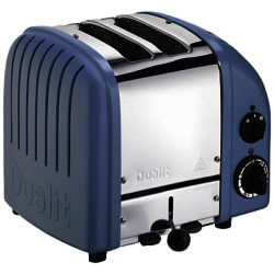 Dualit Made to Order Classic 2-Slice Toaster Stainless Steel/Pigeon Blue Matt